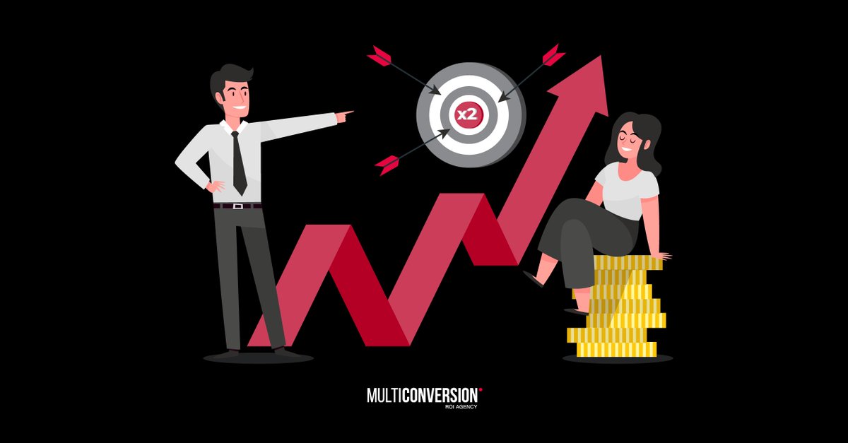 multiconversion's tweet photo. Es más fácil facturar el doble en tu negocio ➡ multiplicando tu tasa de conversión por 2, que teniendo el doble de visitas 🎯 https://t.co/7PlXKkaKtD