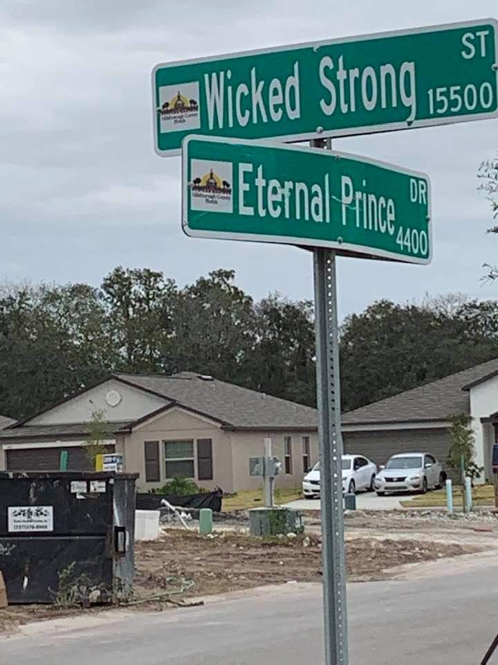 Jubacolt's tweet image. Hmmm anyone know of a Juba Street ? Bit jealous of my old running buddy ... Hey @LisaF713 I found a place in Tampa area you might want to move to. 

@Centennial_Farm 
@WickedColt