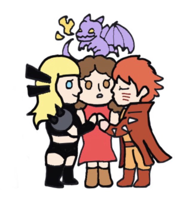 Illyana, Kate, & Rachel  #XMen  #Doodle