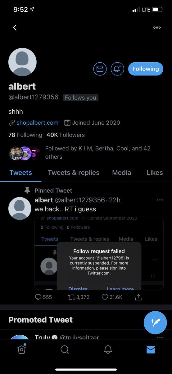 PrezPlug's tweet photo. Homie @albert1279356 hit me with the follow back again. Big W....Too bad the Twitter Feds hate to see us winning. #FreeiPlug #FreeAlbert https://t.co/0vswDJrbkk