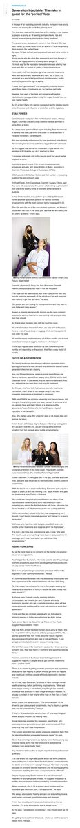 Featured in Sunday Mail “Generation Injectable: The risks in quest for the ‘perfect’ face”