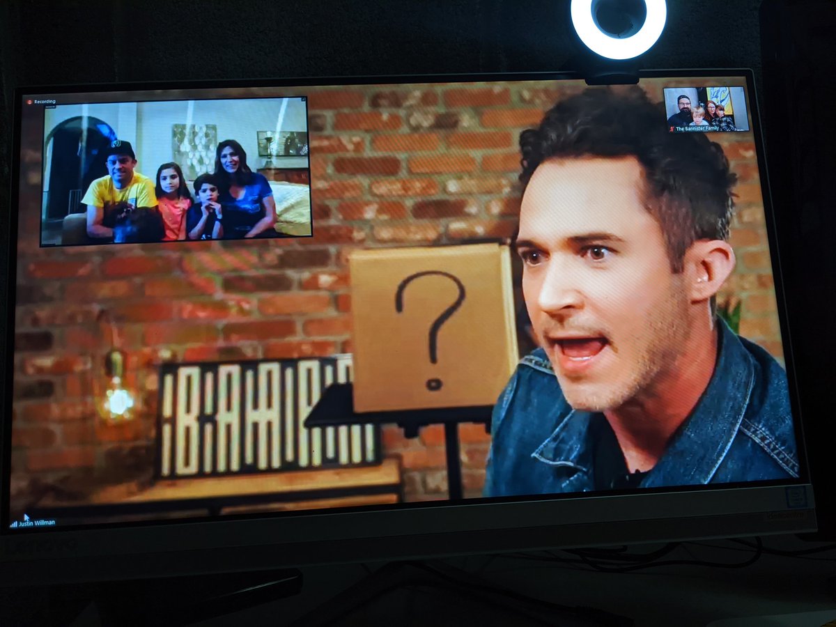 FS_Mayhem's tweet photo. Got to watch #MagicForHumansAtHome with @Justin_Willman and he killed it! #chilledbananas https://t.co/9ieCYgDX7d