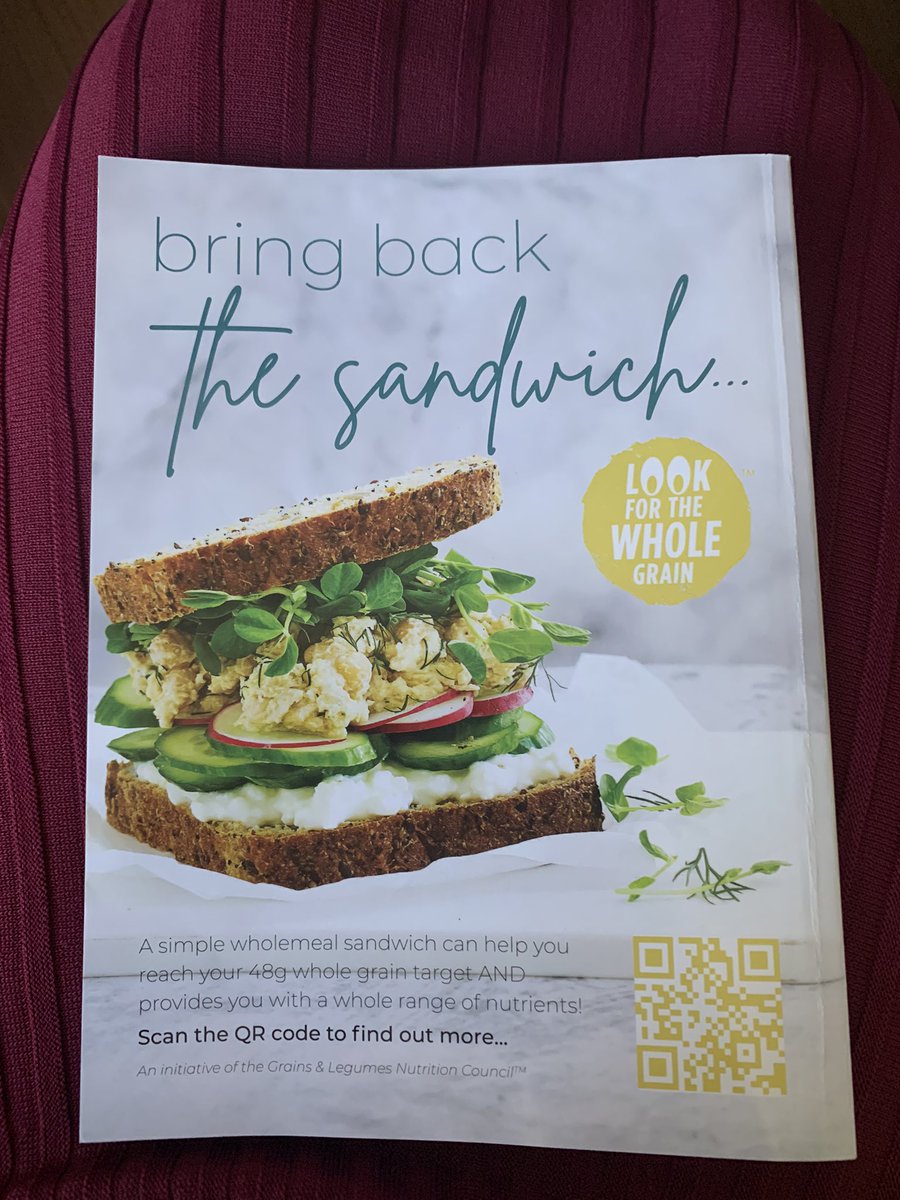 Catch our fab ad on the back of <a href="/HFGAustralia/">HFGAustralia</a> magazine for Bring Back the Sandwich... we’re celebrating the humble sandwich in time for school going back... &amp; because it’s a key way to hit your 48g #wholegrain target #bringbackthesandwich <a href="/eatwholegrains/">Whole Grain Initiative</a>