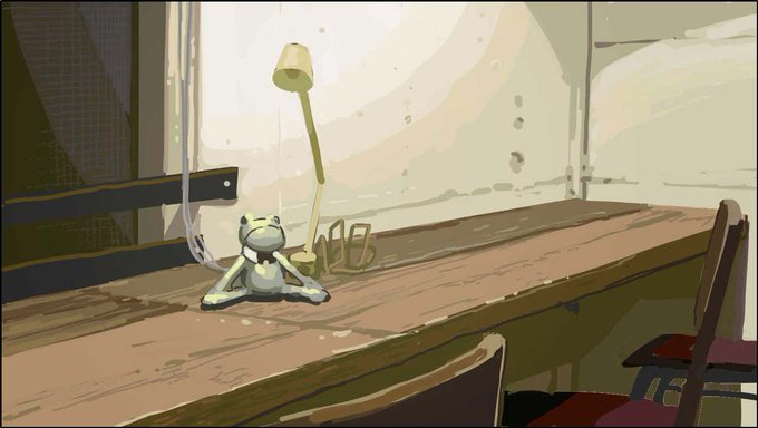 レイアウトの勉強中 シオミヤの漫画 イラスト 3d練習帳 のイラスト