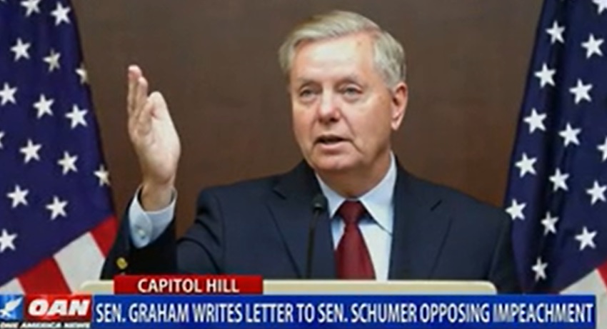 Tomo トランプ大統領の上院での弾劾裁判について リンゼーグラム 共 は チャックシューマー 民 にレターを出し 弾劾裁判に進まぬよう 求めた またグラムは 上院は退任後の大統領に対する弾劾裁判の手続きを行う憲法上の権限を欠く と述べた Rt