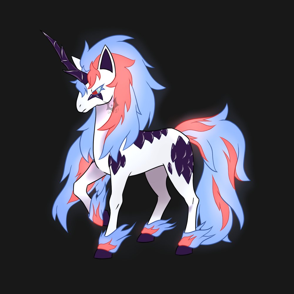 ZMem0ria's tweet photo. turned my computer on for the first time in a month
it didn't crash :y
and finally finished my type shifted Galarian Rapidash :y
for a different pkmn ttrpg (dragon type ace :y)
#Pokemon #rapidash #fakemon https://t.co/5MnPxpcXLj