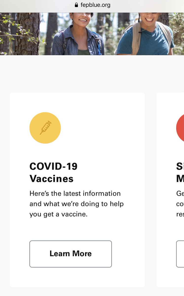 I scroll down on the BCBS website and find “COVID-19 Vaccines.” A-ha! This will be it. I mean, I’m on the website for her insurer, and this is the link for the vaccine. Done!Nope.8/