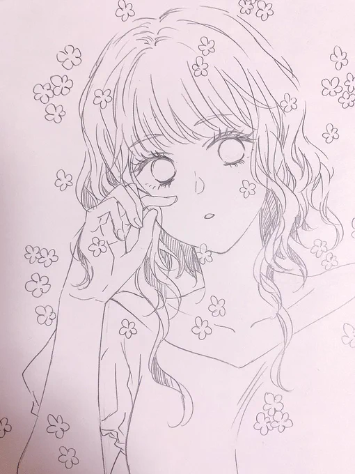 FANBOX用のネモフィラ(予定)ちゃん。
ブルー〜パープルな色味にする

#女の子イラスト 