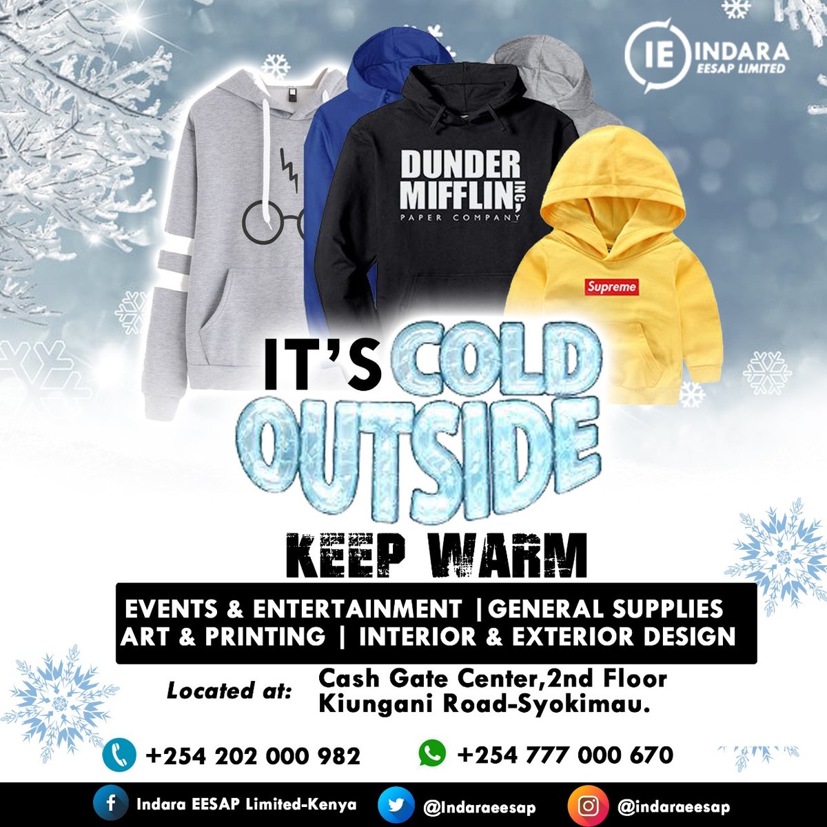 Indaraeesap's tweet photo. Hoodies all colors available now!!!
Heavy quality to keep you warm.What would you like branded on it?
#eesapprints 
.
.
.
.
.
#branding #bestsuppliers #startup #reliable #cutsneedtimetohalf https://t.co/l3hp2Rzfen