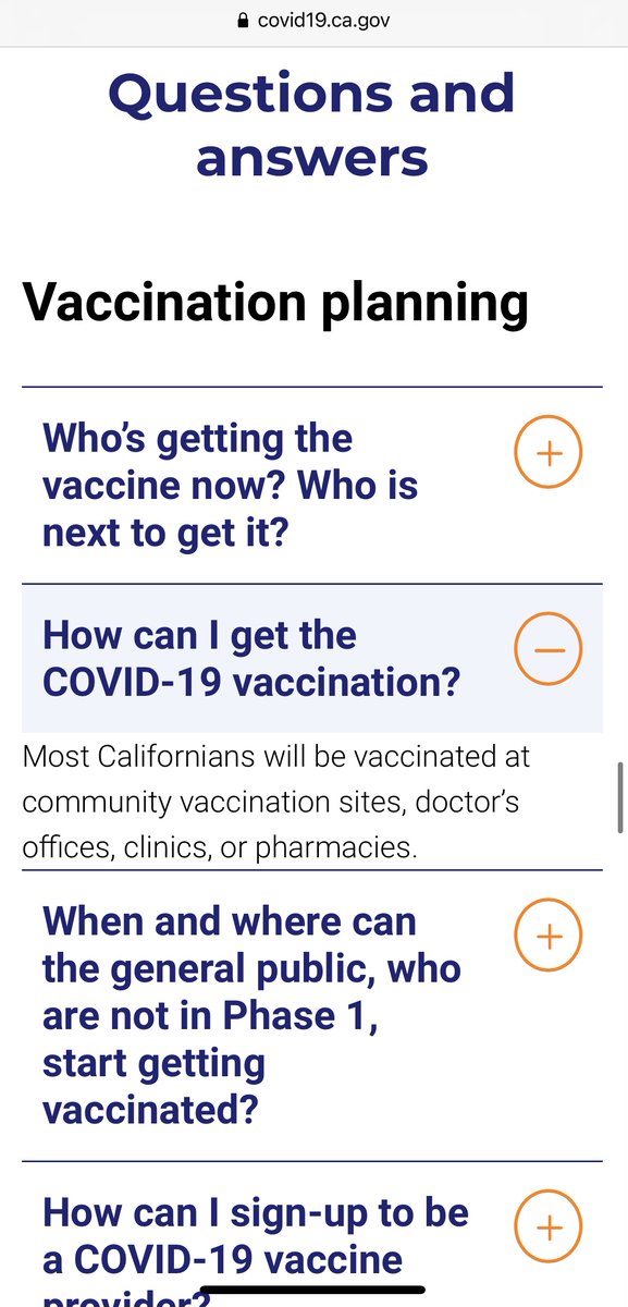 “Most Californians will be vaccinated at community vaccination sites, doctor’s offices, clinics, or pharmacies.” Seriously?14/