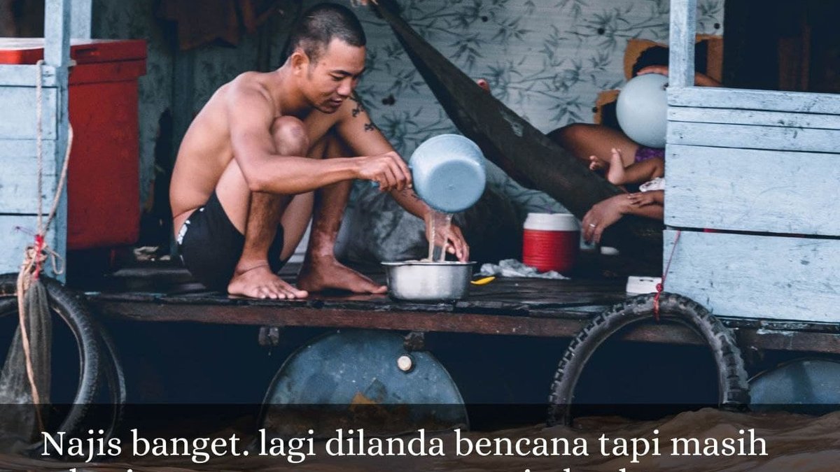 AngiHusna's tweet photo. Beri bantuan tapi manfaatkan korban bencana demi lembaga #bansosXpansos https://t.co/jMOncXmVI8