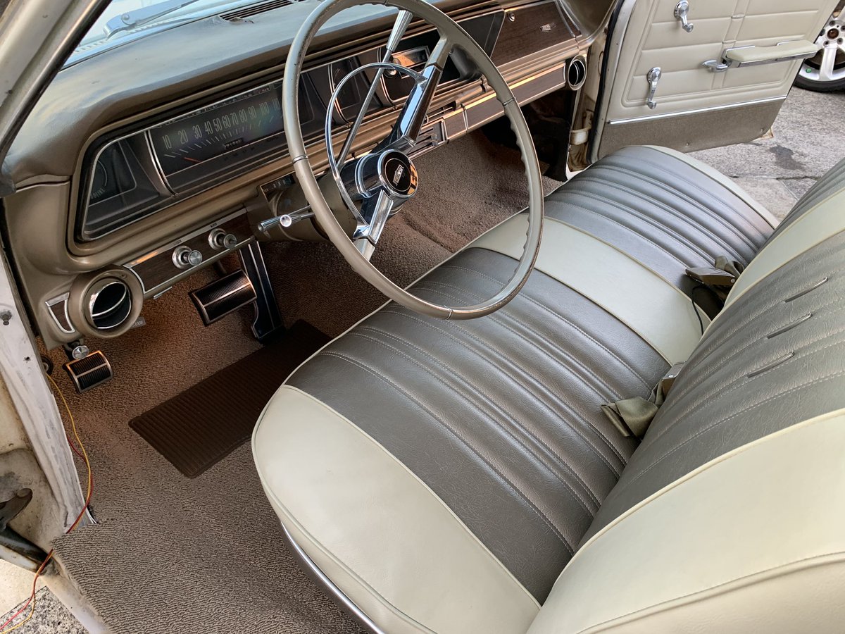 O Xrhsths B1g Blue Sto Twitter 諸事情により手放すことにします 欲しい方がいたら是非 1966年 シボレー カプリス 327 Powergride 9万マイル 1ナンバー 前後シート張替 カーペット新品 パワステ 強化オルタ クーラーガス漏れ Nox不適合 車検今年8月 鉄チン お椀