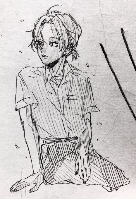 深夜テンションの落描き 