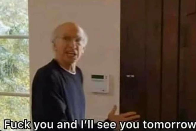 every time i die after finally managing to get military gear
credit - reddit/dante_from_bayonetta