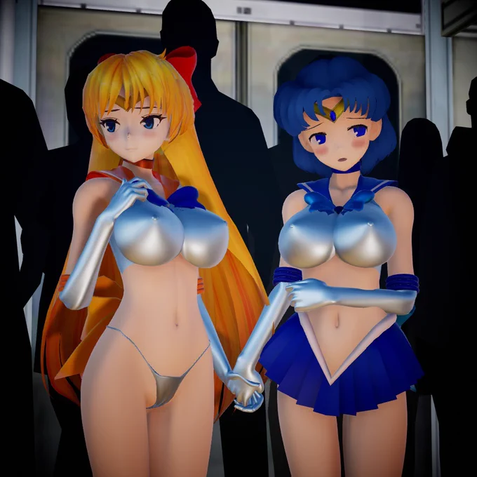 ばいんばいんのセーラー戦士がノースリーブ簡易コスで電車に乗り痴漢妖魔に色々されてしまうというこれまで誰も考えつかなかったであろう斬新なシチュエーションです 