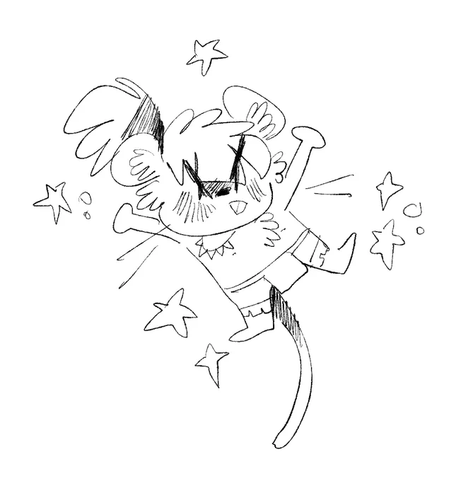 im doing a really big epic commission for @Tonya_Song right now but it won't be posted publicly so here's a tiiiiiny mouse for your viewing pleasure &lt;3 