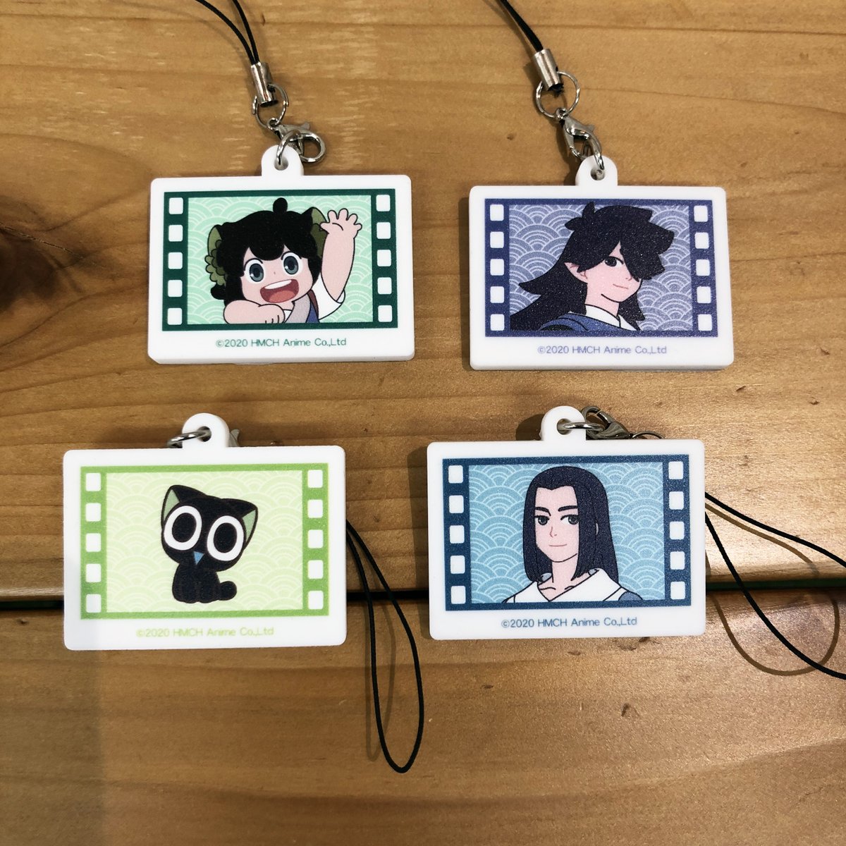 💎#羅小黒戦記 カプセルラバーストラップ 💎 フィルム風のデザインの