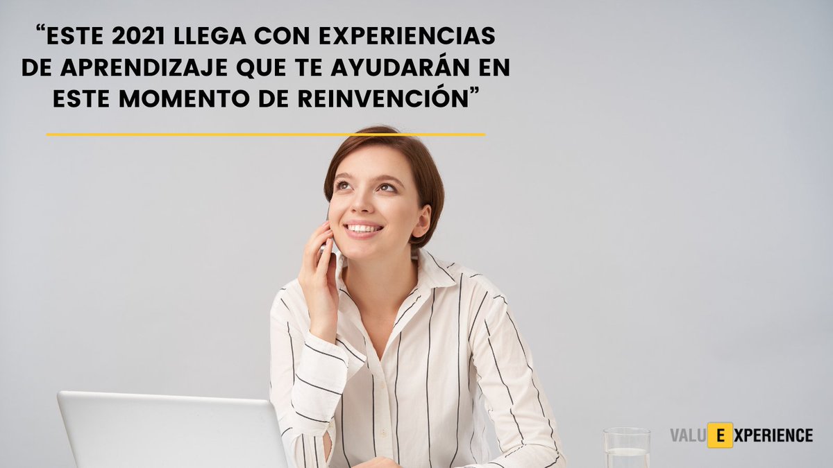 Este año te proponemos experiencias de aprendizajes integrales, que te ayudarán a liderar en la economía digital y estar cerca de tu cliente.
#Reinvencion #nuevoaño #nuevasmentas #objetivos #crecimientopersonal #crecimientolaboral #Exito #2021 #nuevasetapas #autoconocimiento