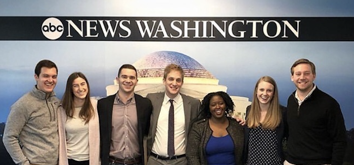 March 5, 2019The official announcement was made, I'd be spending the next nearly 2-years on the road covering the election with 17 amazing journalists/embeds at ABC.(Pictured is most of the DC based embeds,  @rachelvscott was on the road.)