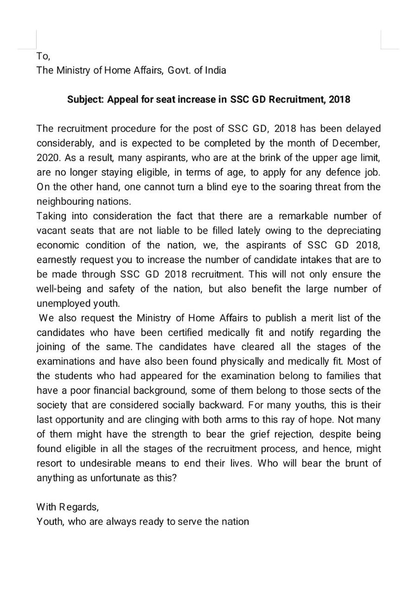 NABAPRADHAN7's tweet photo. #Issue_Appt_Letter_All_Medifit_SSCGD आखिर ज़िमेदार कौन होगा इसका यदि सभी को जॉब नही देना था तो फिर इतना दिन लगाया क्यों । सभी को जॉब चाहिए ! 6 साल लगता हे एक requrment निकले ले मे ऑर ख़तम करने ने! @narendramodi @AmitShah @PMOIndia @Ranbir_Crpf @rashtrapatibhvn @HMOIndia @sscchief https://t.co/3YyiEL9PZb