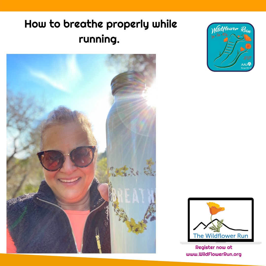 wildflowerrun's tweet image. Inhaling and exhaling through your mouth allows more oxygen to enter your body and fuel your muscles. 

Register now!!!
#VirtualRun
#RememberToBreath #morganhillliving #morganhillca #morganhill #charityrun #aauwmh #wildflowerrun #wildflowerrunmh #wildflowerrun2021