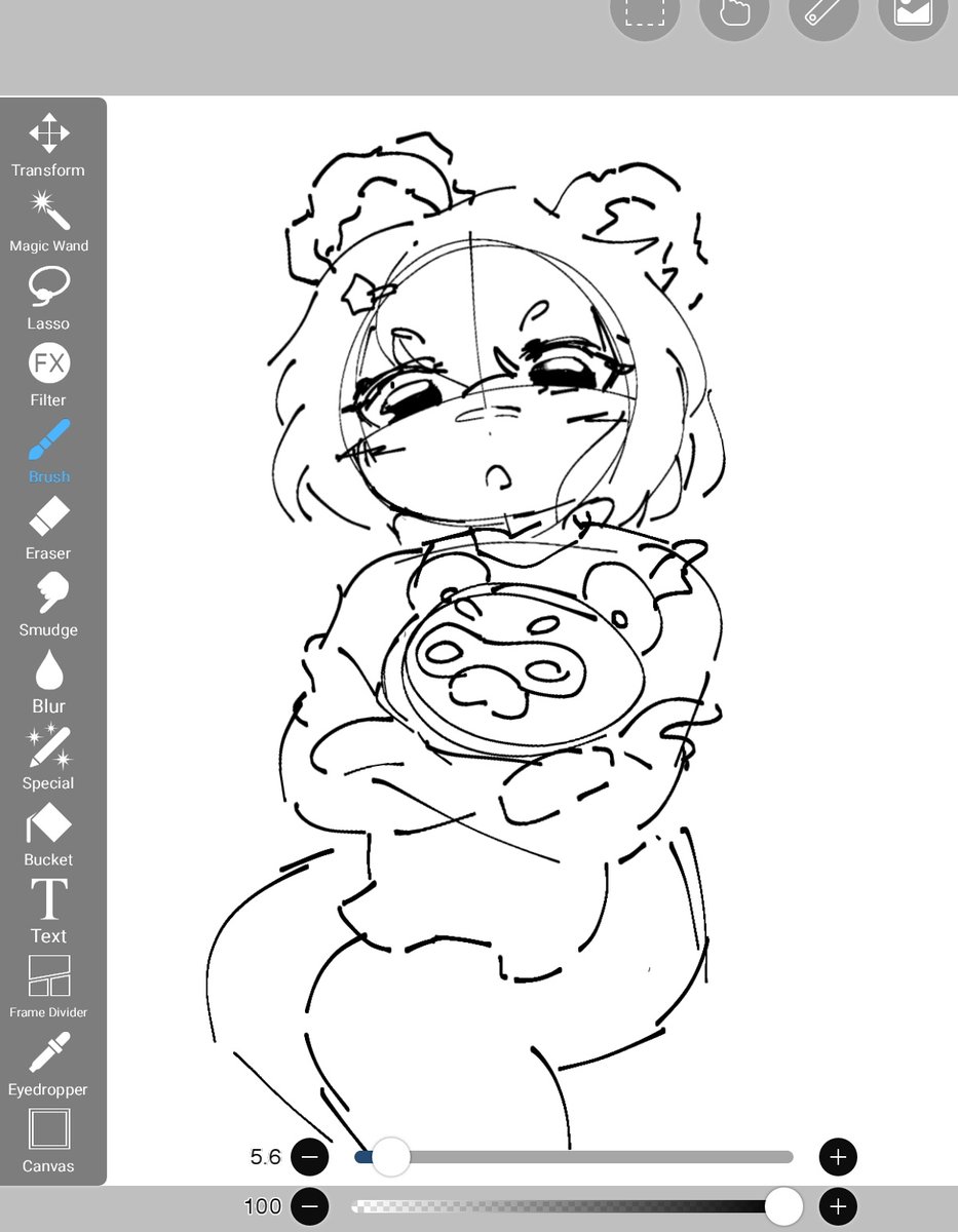 uu... possible xiangling sticker design in progress.... 