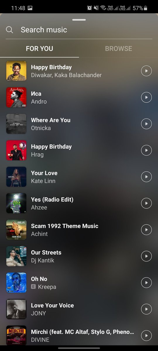 svyawahare1's tweet photo. @instagram here are the ss from my two profiles, I want the music like first ss but getting music suggestions like second ss 😪😒, why ? @instagram https://t.co/QX3vBbE58y