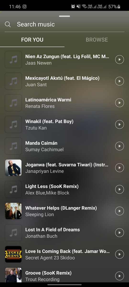 svyawahare1's tweet photo. @instagram here are the ss from my two profiles, I want the music like first ss but getting music suggestions like second ss 😪😒, why ? @instagram https://t.co/QX3vBbE58y
