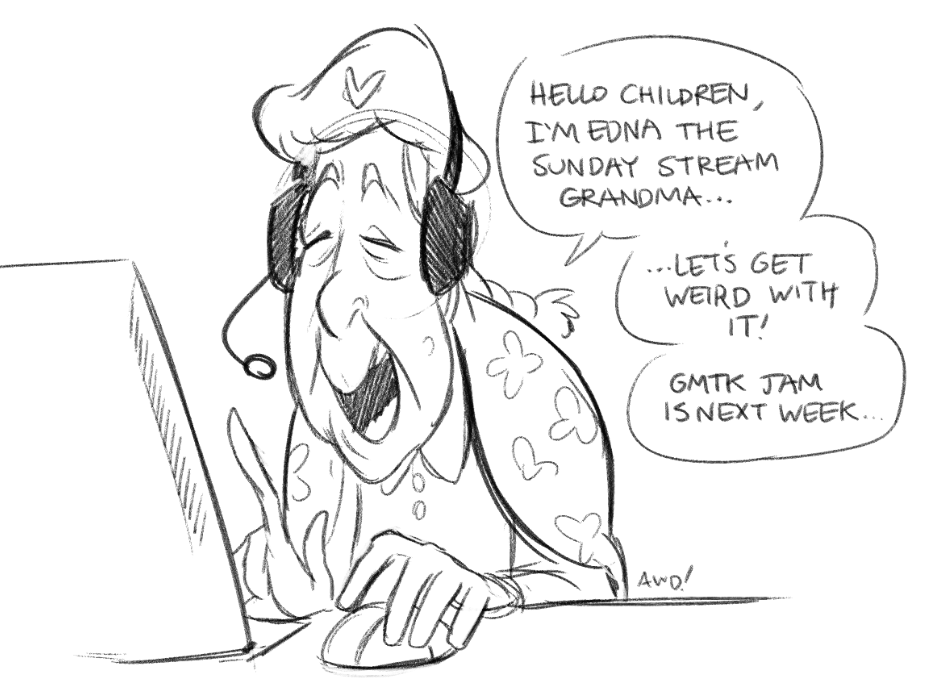 Edna the Sunday Stream Grandma #Vinesauce @VinnyVinesauce 