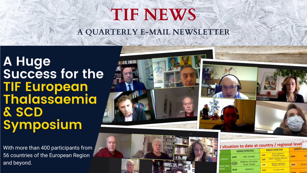 thalassaemiaTIF's tweet photo. We are happy to share the latest edition of our #TIFNewsletter with you!
Click here https://t.co/KLYpWDCs45 find out some of the amazing things we've been doing during the past few months & the new ones we are preparing next!
Subscribe➡️https://t.co/WUvzbrPmPd
#THALIA #TIF https://t.co/iZrDdiQt45