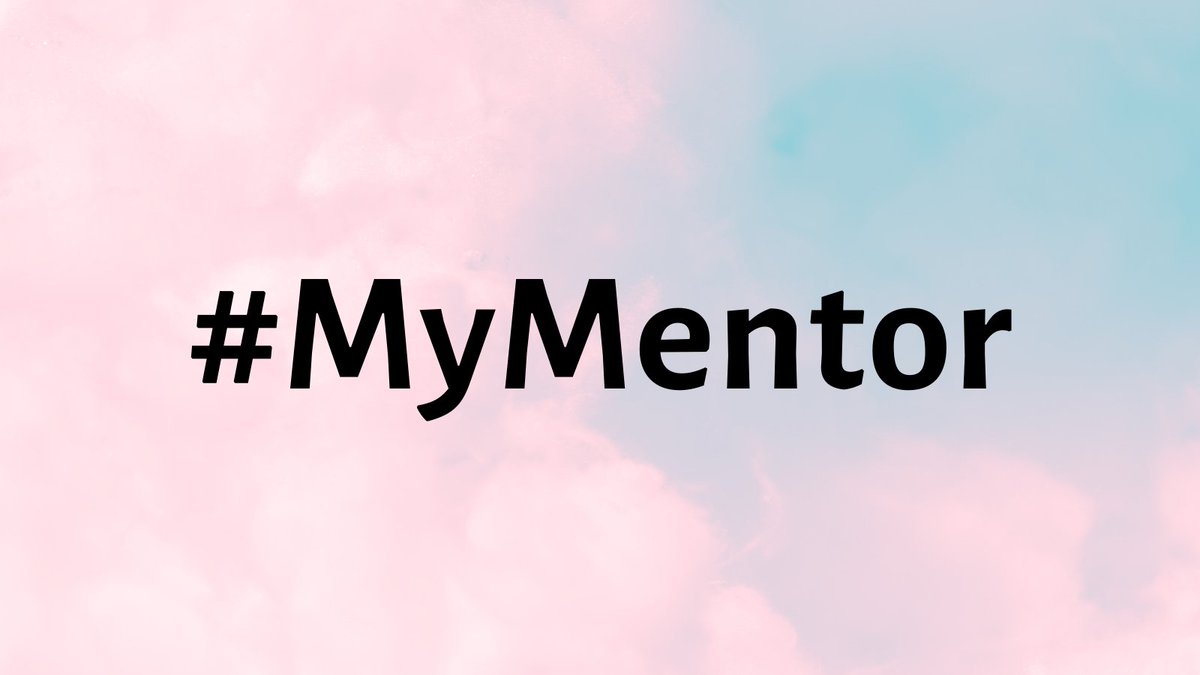 I'm trying something new and could really use your help! Introducing  #MyMentor - a simple campaign aimed at expressing gratitude to mentors who've been kind/helpful/approachable/inspiring/supportive/great to work with in academia (1/) @AcademicChatter  #AcademicMentalHealth