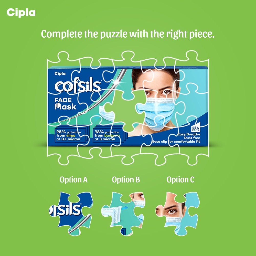 cofsils's tweet photo. Pick your piece and complete the puzzle. Tell us your answers π
#FixThePuzzle #Cofsils #UninterruptedLife #Cipla https://t.co/VkWfVxoBpK