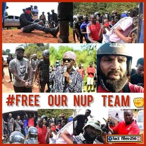 BobiAisha's tweet photo. @PaulWilliamsLAB @UKinUganda @HEBobiwine #Free our team and our president kyagulanyi Ssentamu Robert AKA bobi wine 

#WeAreRemovingADictator 
#GENOCIDE in Uganda by Dictator MUSEVENI https://t.co/VxmKyf7Gxs