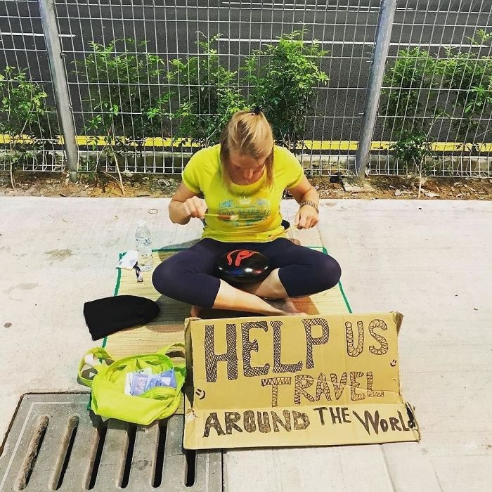 HolyCannoli09's tweet photo. Americans : Indonesia, Malaysia and Thailand is so cheap to travel we can exploit and live like kings. 

Also Americans : https://t.co/mhuKqUaWvB