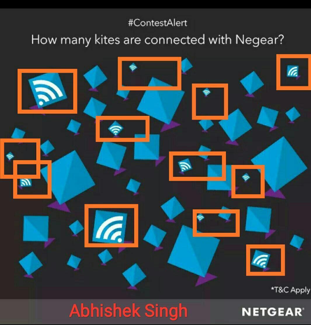 AbhishekIPLFeak's tweet photo. @Netgear_India Total 12 WiFi Kites
#MakaraSankranthi #WiFiFlyingHigh
#NetgearIndia #HappyMakarSankranti
Following you all over social media ❤️
Join in friends 😍
@cool_bindra @GURVINDER_M @jigarbjadav @Raghavendra0703 @K_MChandra @Joyal_Patel @LinaKJain27 @Dev7Vatsa @shwetathakur9 https://t.co/X9GWL49diY