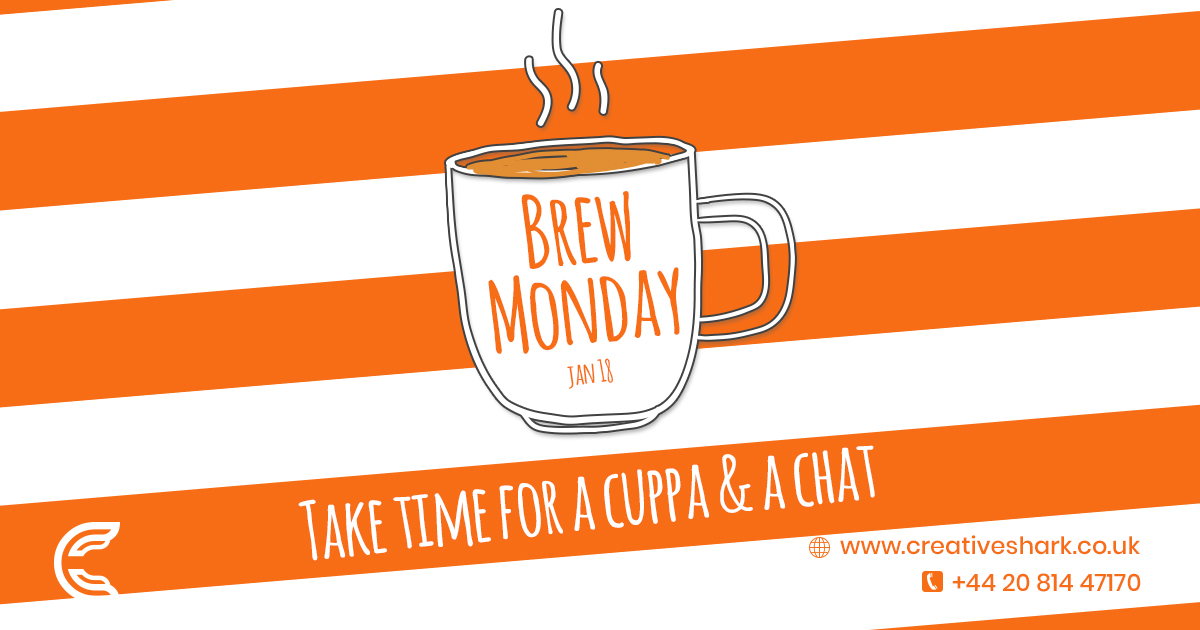 kreative_shark's tweet photo. Gather everyone together online & have a Brew Monday. βπ
Reach out to people, colleagues, friends or family for a virtual cuppa and a chat πβ
#BrewMonday #YouAreNotAlone #Wellbeing #mentalhealth #wecare #mentalhealthmatters #VirtualCuppa #support #CreativeShark https://t.co/mf4O8HjEqU