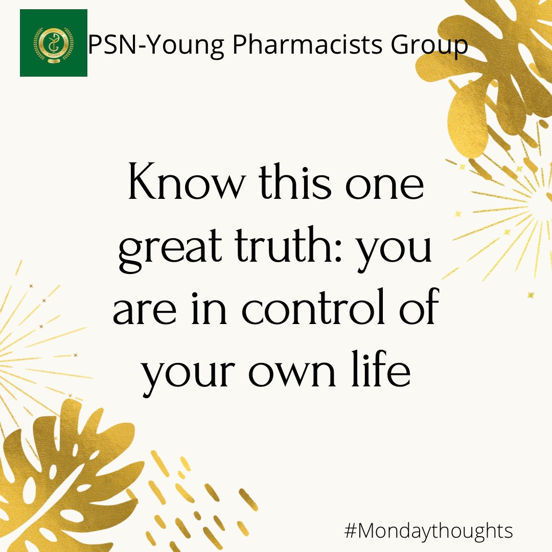 YP_Nigeria's tweet photo. You are In Control of your own life . 
Control your Thoughts and Mind . 

#mondaythoughts #MondayVibes #Pharmacist #ypg https://t.co/mlI38ecTjX