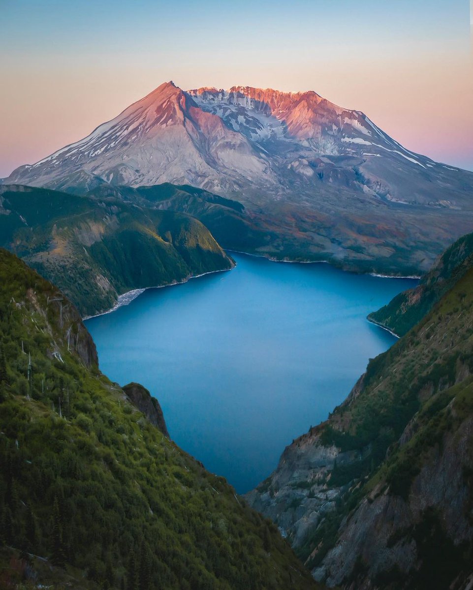 'Mount Saint Helens, Skamania County, Washington, United States. From u/Zordack on /r/mostbeautiful #mountsainthelens #unitedstates #skamaniacounty #washington #mostbeautiful'