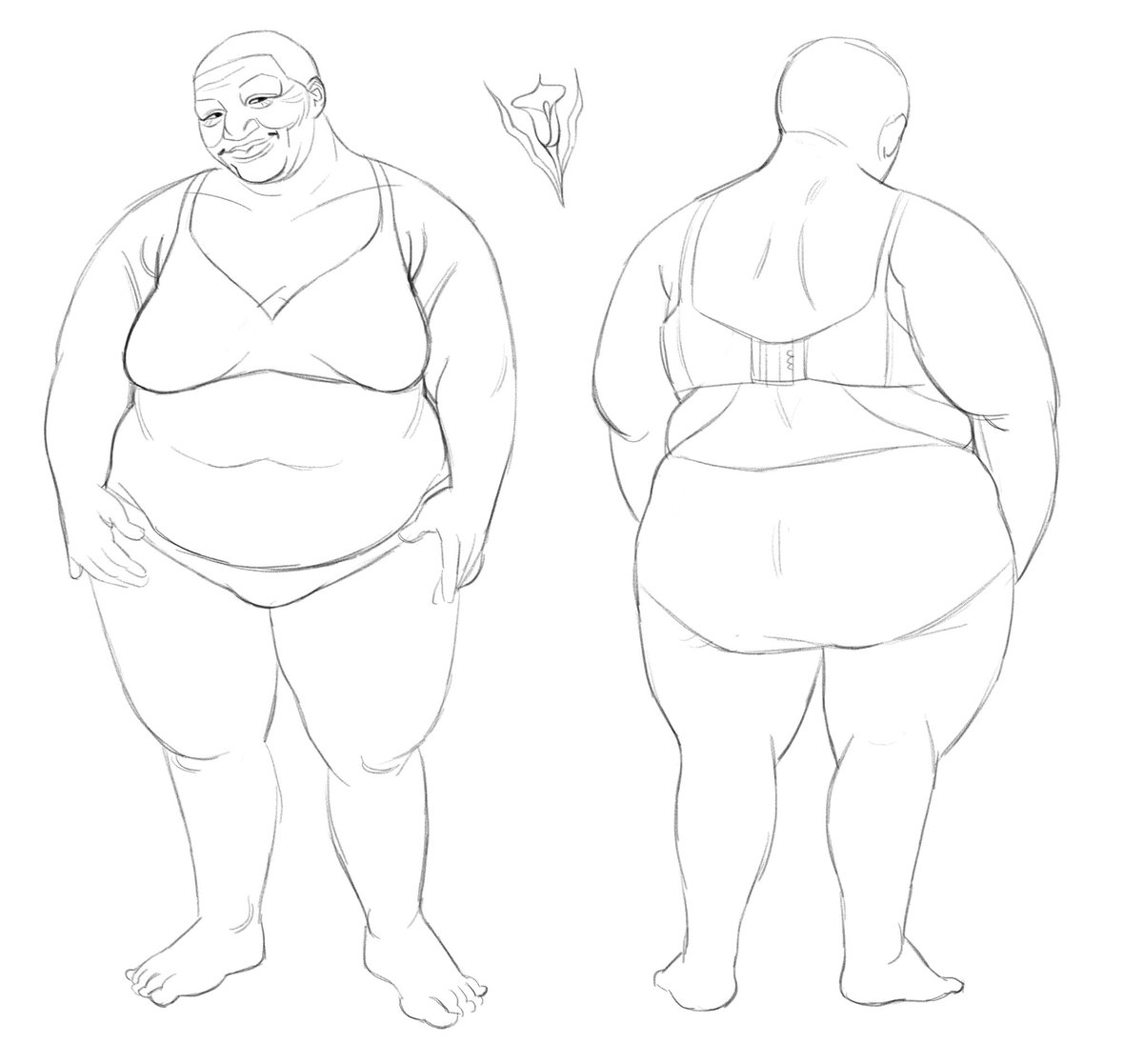 body type refs for da kids :) including tuas tattoo and nicks demure body hair 