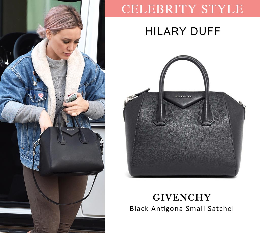 DARVEYS on X: Add that wow factor into your look with strikingly chic bags  by #givenchy for her and be the showstopper just like #hilaryduff Shop the  collection here:   /