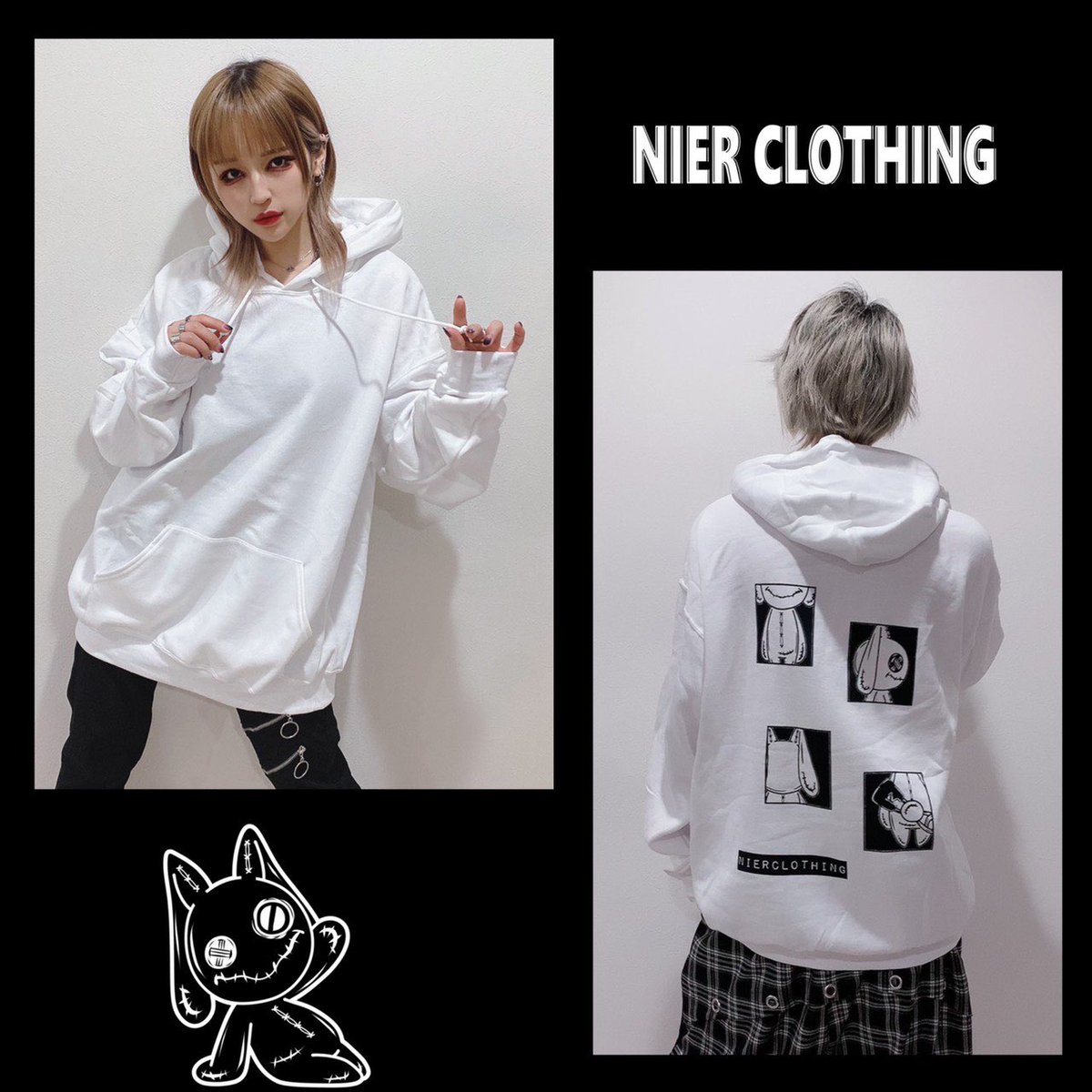 NieR_tokyo's tweet photo. 🎁本日〆切プレゼント企画🎁

🐰裏起毛NieRちゃんWHITE PARKA🐰

🎁3名様にプレゼント🎁

ユニセックスアイテムです。

◼応募方法
フォロー(@NieR_tokyo) &amp; RT
◼締切〆  本日24時

※鍵垢の方も対象内です。
是非ご参加ください🙇‍♂️🙇‍♀️ https://t.co/zopQzq4wWe