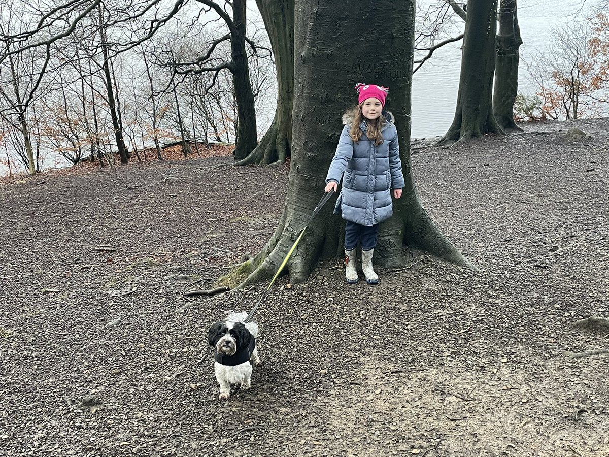 Christie4Sarah's tweet photo. @MissHopkinsAVPS Jessica enjoying a nice walk @AbbeyVillagePS https://t.co/2Em5eNP0cX