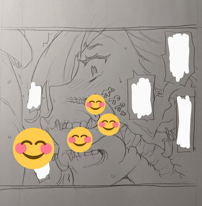 歴戦の女戦士の口の中で予想外の方向に伸びる相棒のチ○ポ。 