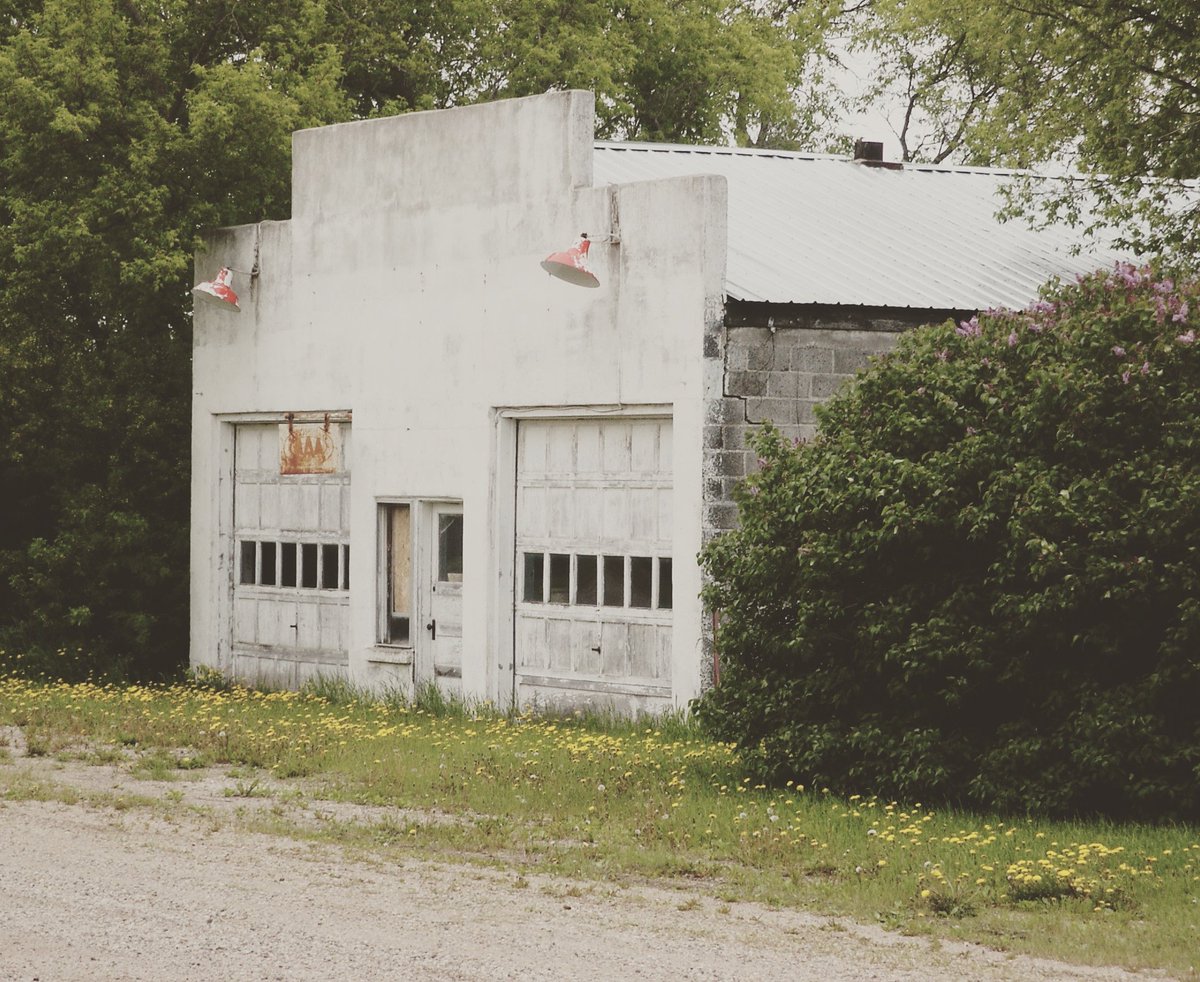 The #abandoned #servicestation in Tonkin, Saskatchewan as seen in June of 2005. #exploresask #backroads