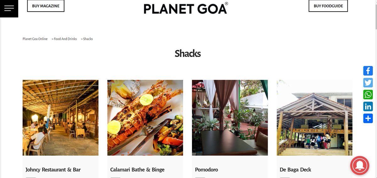 PlanetGoaTweets's tweet image. Endless beaches in #Goa with innumerable activities to do!! Add some refreshments, music and recreation? And voila!!! You have the beach shacks!! Visit these 10+ shacks when you are on #PlanetGoa
planetgoaonline.com/shacks/