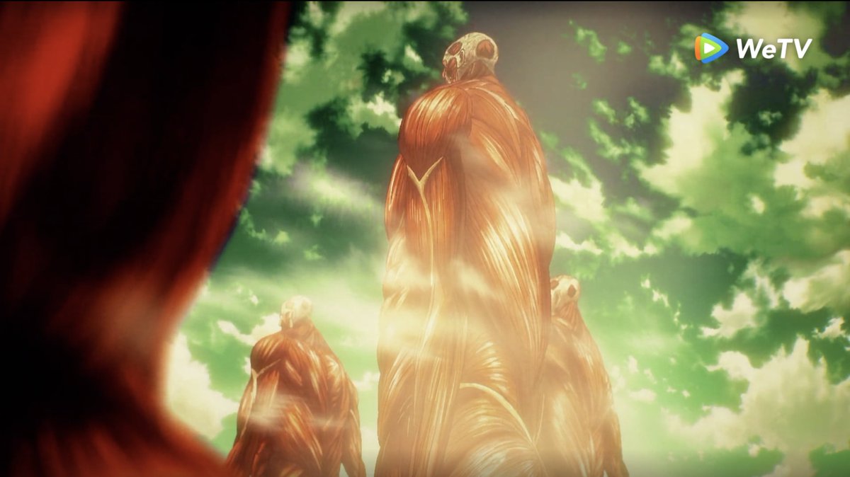 WeTVThailand's tweet photo. "Attack on Titan Final Season"
5 ตอนรวดมาแล้วววววว!!!
เป็นสาวกไททันห้ามพลาด
สนุกไปพร้อมก���นได้เลยที่ WeTV น้าาาา
🎬 ดู #AttackonTitanS4 คลิกเลย 👉🏻 https://t.co/ALyQ3xm15O
⭐️ อัพเดทตอนใหม่ทุกวันจันทร์ เวลา 6.00 น.
#WeTVth
#WeTVอนิเมะ https://t.co/JWp1bjI34M