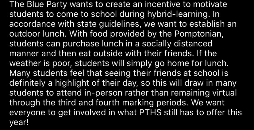 Domestic Policy #4: Outdoor Lunch!!