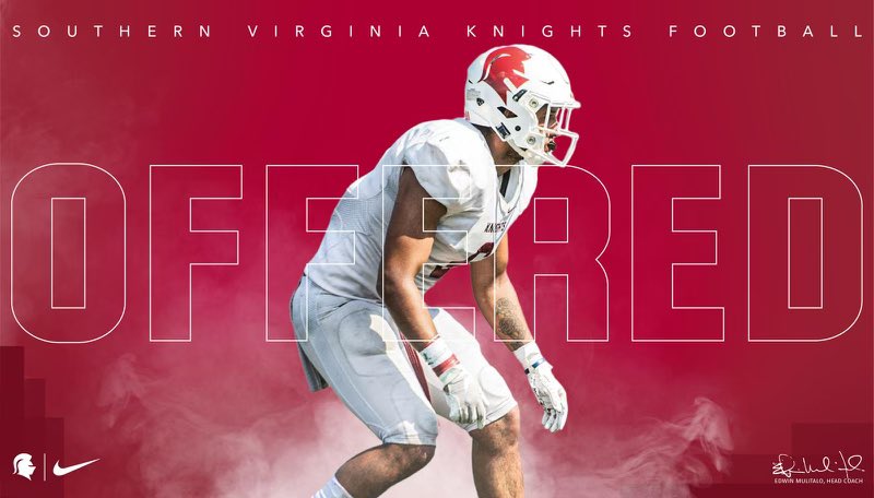 Houston_Mitton's tweet photo. Extremely grateful to receive an offer to southern Virginia! @NateLealaoSVU @EMulitalo https://t.co/ztMFuWk5DV