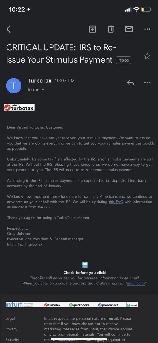 xaaronbean's tweet image. So I guess it looks like Im one of the super unlucky unlucky ones. Apparently i won’t see my stimulus until the end of the month now. I’m still not exactly sure why @turbotax was handling everyone’s stim checks in the first damn place. 😞  #turbotax #StimulusCheck