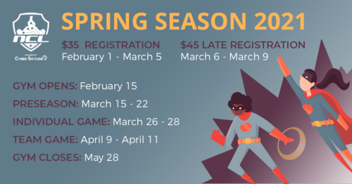 NatlCyberLeague's tweet photo. HOW are we just THREE WEEKS away from Spring Season registration?! We're READY to see you all beat those personal goals in 2021!! #NatlCyberLeague #cryptography #OSINT #CTF #virtualcomp

https://t.co/6jTeb8HCGm https://t.co/Sc3AHcHeVL